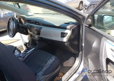 2014 Toyota Corolla Le из США, поврежденный, VIN 5YFBURHE4EP120544